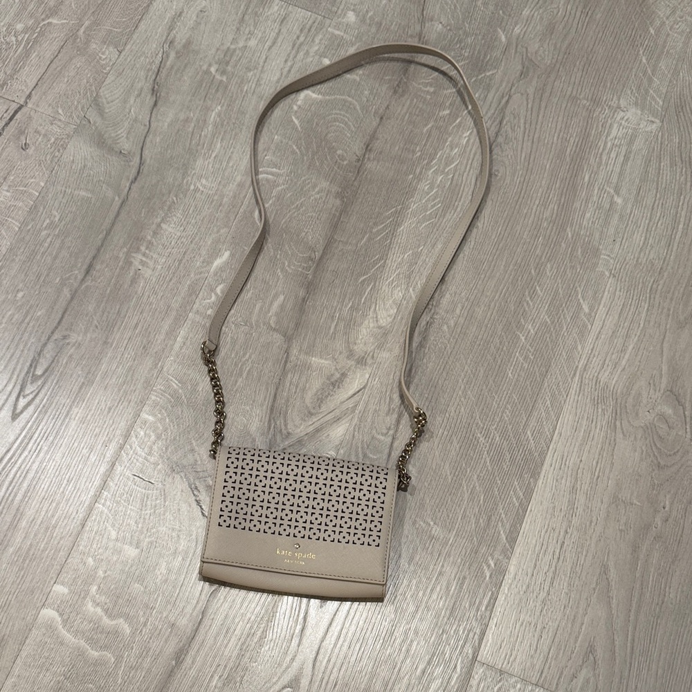 Kate Spade Taupe Crossbody Bag